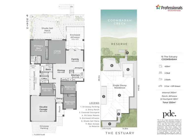 Floorplan of Homely house listing, 15 The Estuary, Coombabah QLD 4216