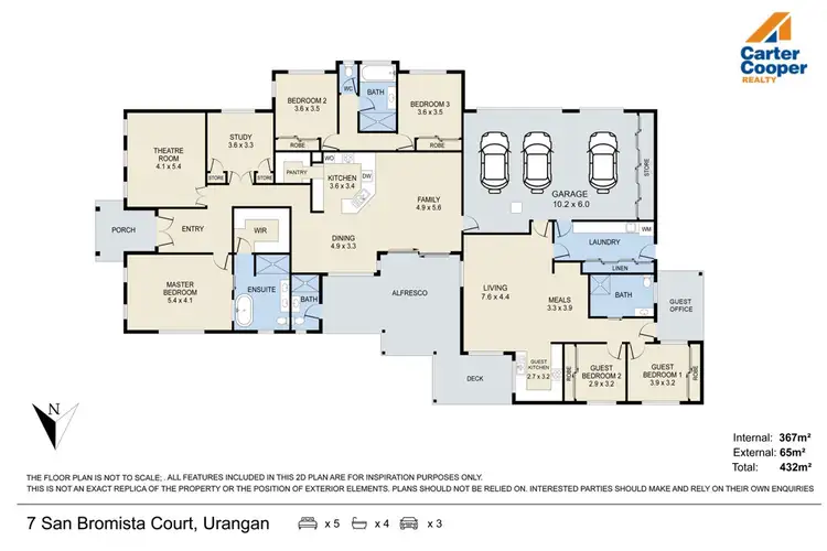 Floorplan of Homely house listing, 7 San Bromista Court, Urangan QLD 4655