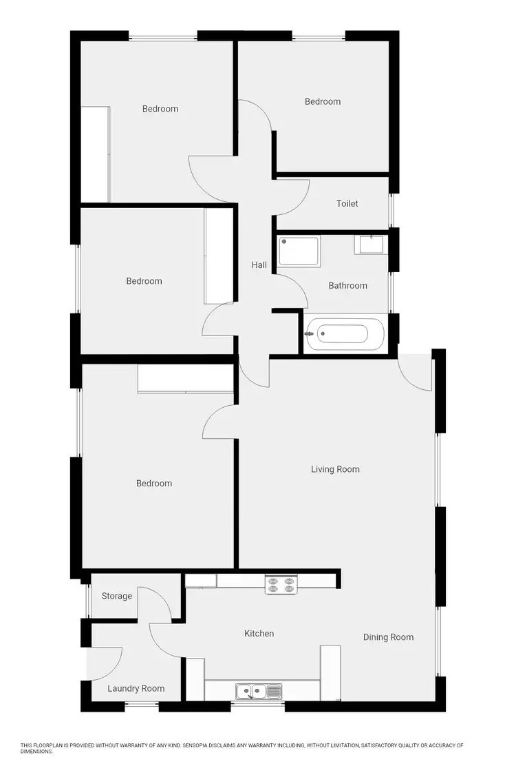 Floorplan of Homely house listing, 39 Macassar Street, Cowra NSW 2794