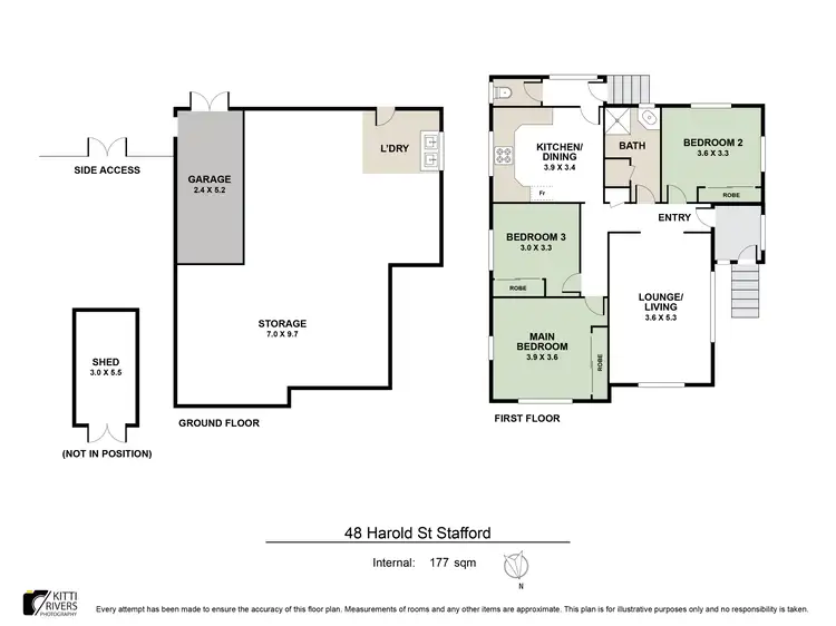 Floorplan of Homely house listing, 48 Harold Street, Stafford QLD 4053