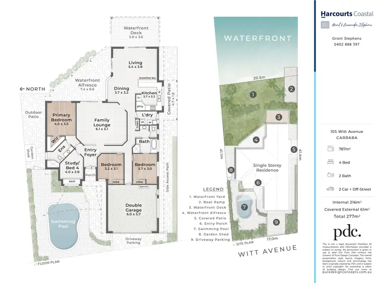 Floorplan of Homely house listing, 105 Witt Avenue, Carrara QLD 4211