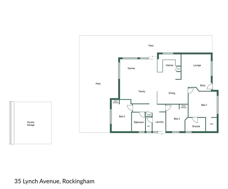 Floorplan of Homely house listing, 35 Lynch Avenue, Rockingham WA 6168