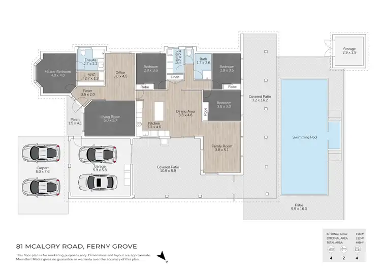 Floorplan of Homely house listing, 81 Mcalroy Road, Ferny Grove QLD 4055