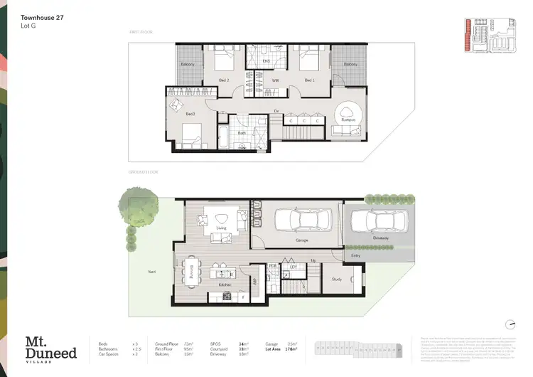 Floorplan of Homely house listing, 27/121 Unity Drive, Mount Duneed VIC 3217