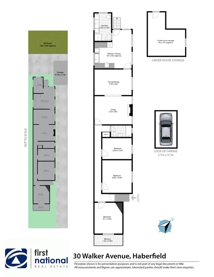 Floorplan of Homely house listing, 30 Walker Avenue, Haberfield NSW 2045