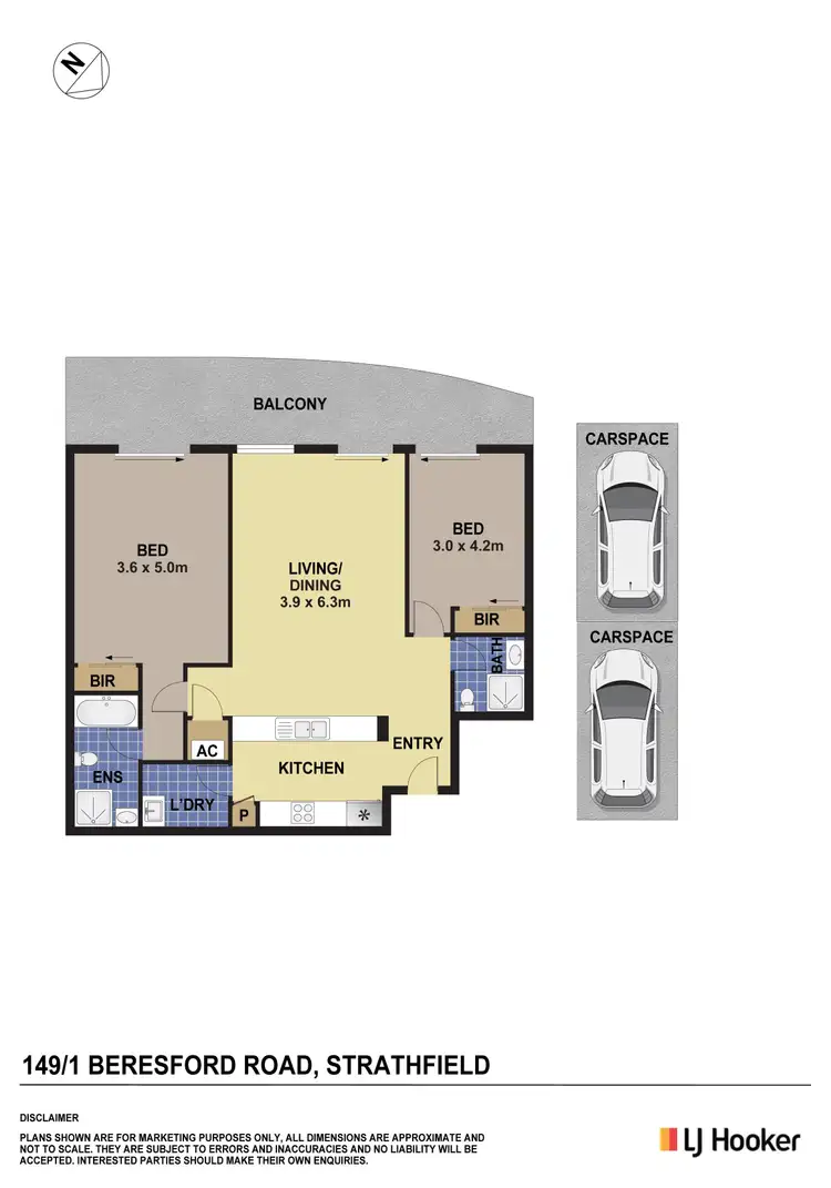 Floorplan of Homely apartment listing, 149/1-3 Beresford Road, Strathfield NSW 2135