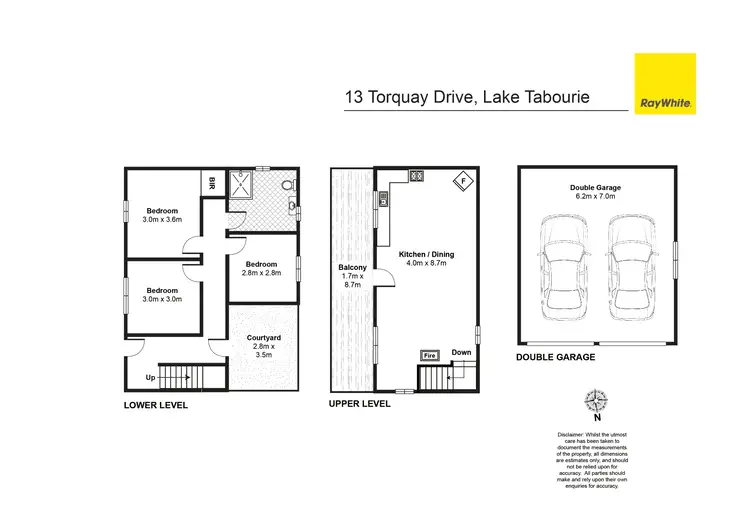 Floorplan of Homely house listing, 13 Torquay Drive, Lake Tabourie NSW 2539