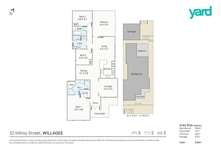 Floorplan of Homely house listing, 32 Milroy Street, Willagee WA 6156
