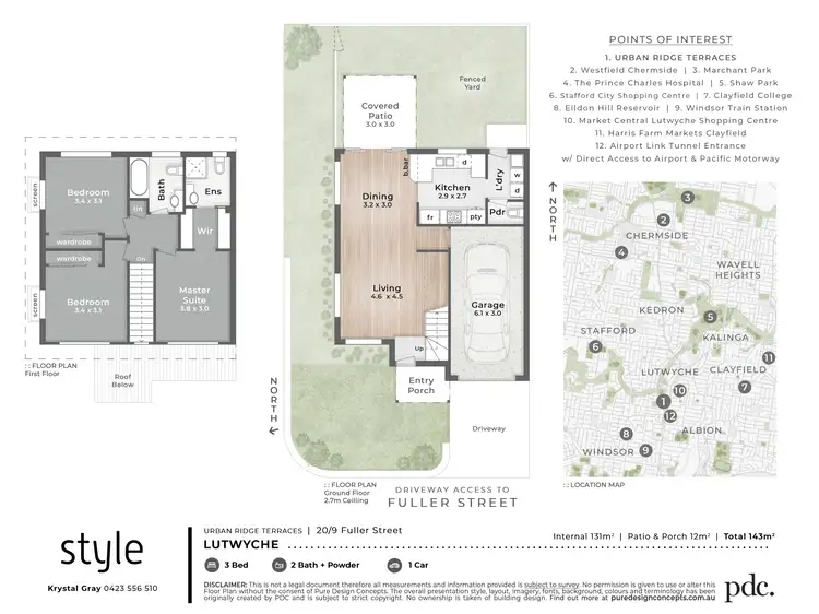 Floorplan of Homely townhouse listing, 20/9 Fuller Street, Lutwyche QLD 4030