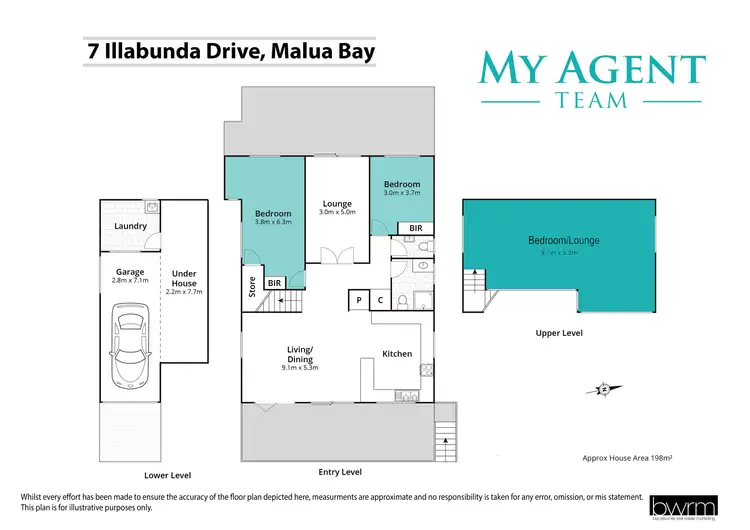Floorplan of Homely house listing, 7 Illabunda Drive, Malua Bay NSW 2536