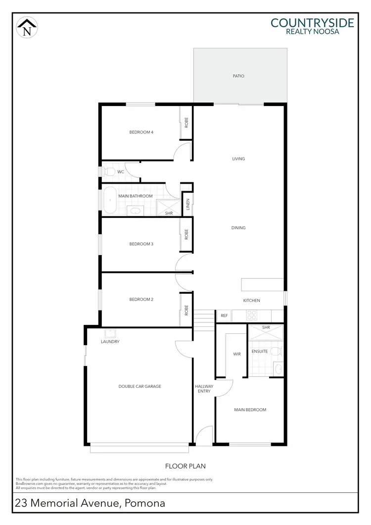 Floorplan of Homely house listing, 23 Memorial Avenue, Pomona QLD 4568