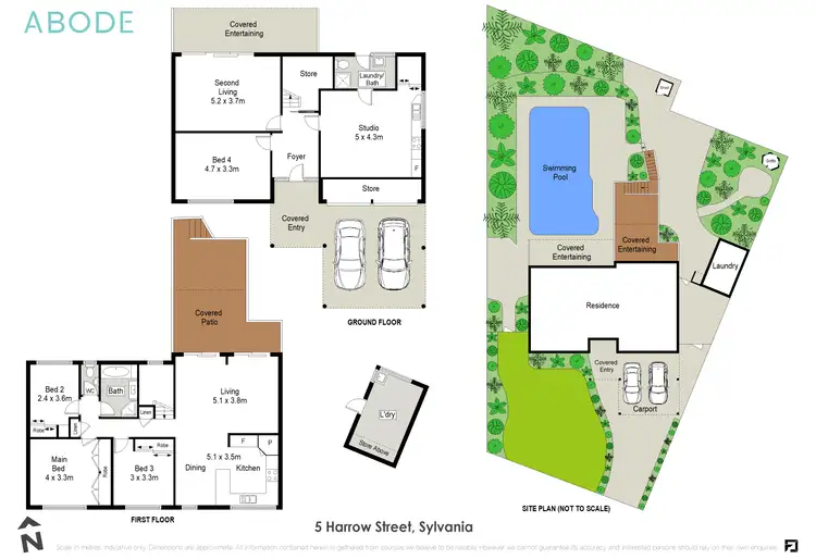 Floorplan of Homely house listing, 5 Harrow Street, Sylvania NSW 2224