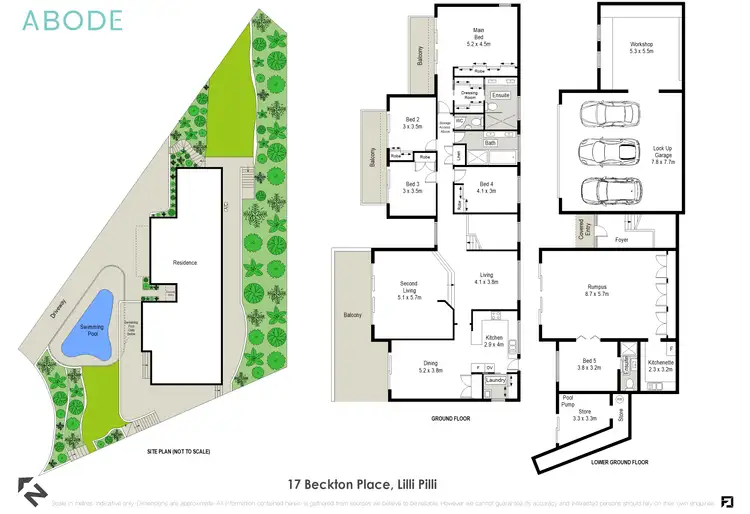 Floorplan of Homely house listing, 17 Beckton Place, Lilli Pilli NSW 2229
