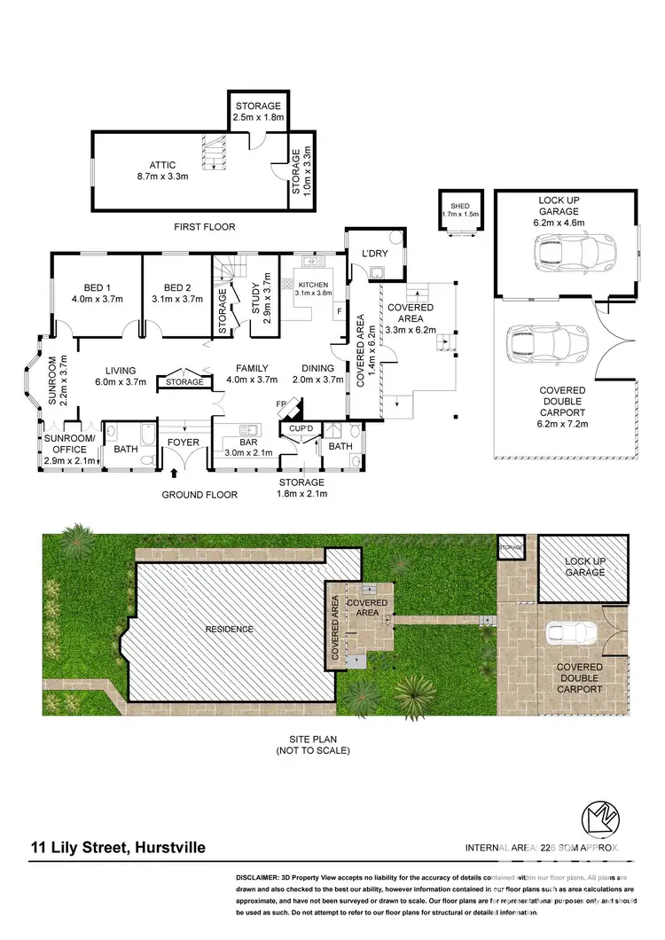 Floorplan of Homely house listing, 11 Lily Street, Hurstville NSW 2220