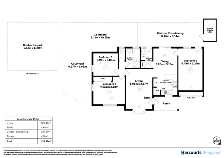 Floorplan of Homely unit listing, 31a Karyn Crescent, Reynella SA 5161
