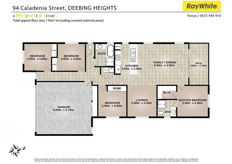 Floorplan of Homely house listing, 94 Caladenia Street, Deebing Heights QLD 4306