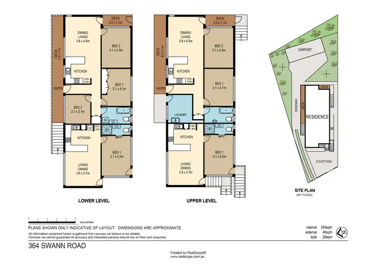 Floorplan of Homely block of units listing, 364 Swann Road, St Lucia QLD 4067