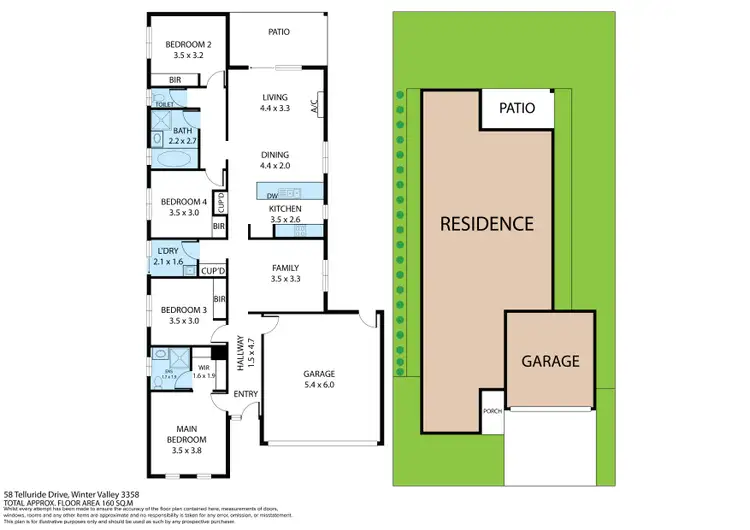 Floorplan of Homely house listing, 58 Telluride Drive, Winter Valley VIC 3358