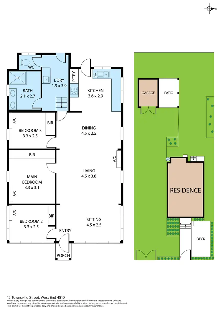 Floorplan of Homely house listing, 12 Townsville Street, West End QLD 4810