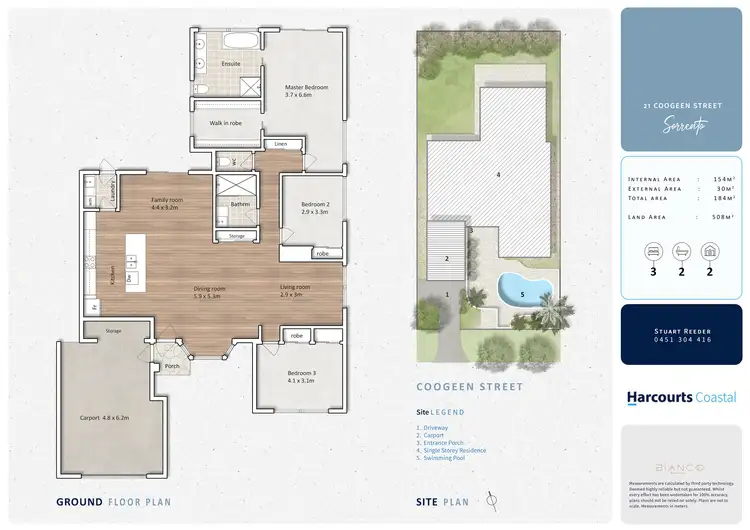 Floorplan of Homely house listing, 21 Coogeen Street, Sorrento QLD 4217