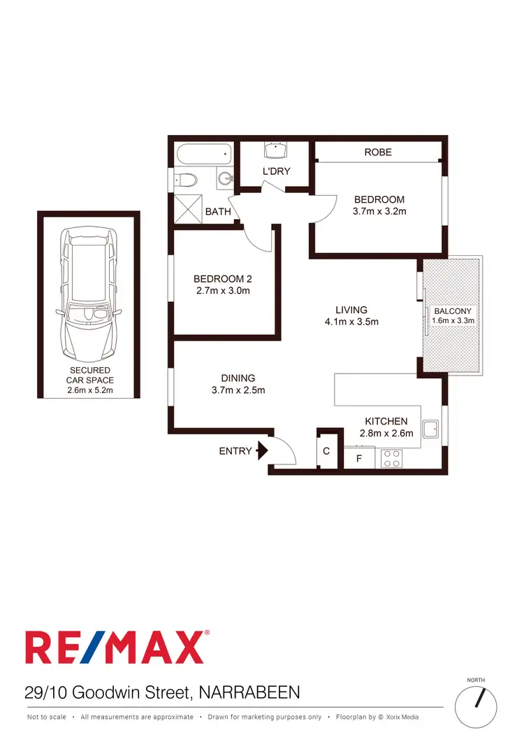 Floorplan of Homely apartment listing, 29/10 Goodwin Street, Narrabeen NSW 2101