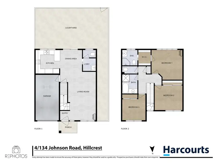 Floorplan of Homely townhouse listing, 4/134 Johnson Road, Hillcrest QLD 4118