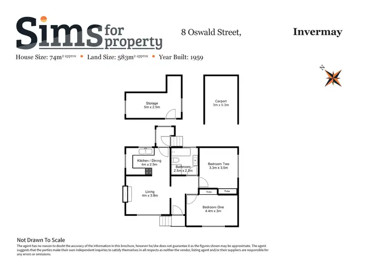 Floorplan of Homely house listing, 8 Oswald Street, Invermay TAS 7248