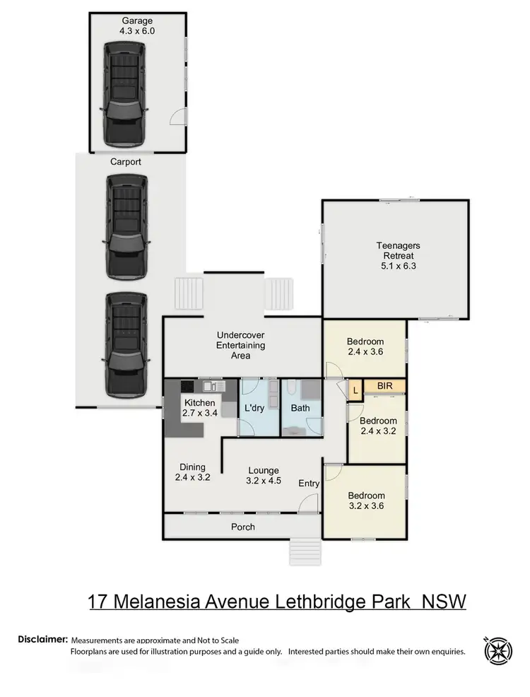 Floorplan of Homely house listing, 17 Melanesia Avenue, Lethbridge Park NSW 2770
