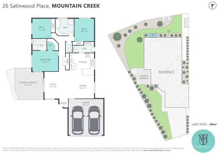Floorplan of Homely house listing, 26 Satinwood Place, Mountain Creek QLD 4557