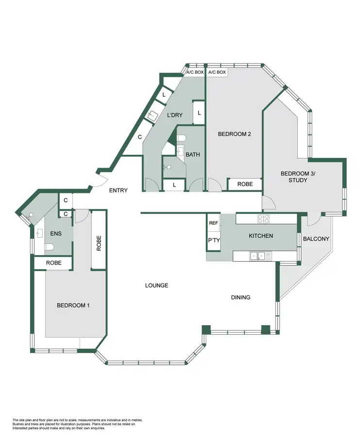 Floorplan of Homely apartment listing, 7E/21 Park Avenue, Crawley WA 6009