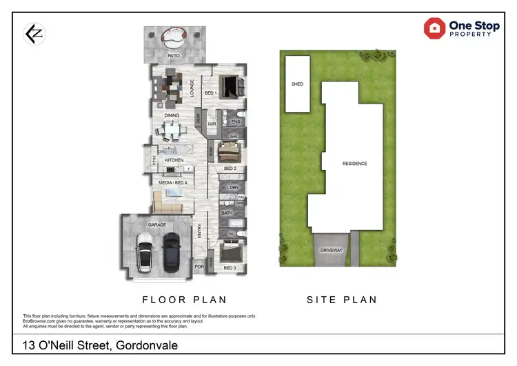 Floorplan of Homely house listing, 13 O'Neill Street, Gordonvale QLD 4865