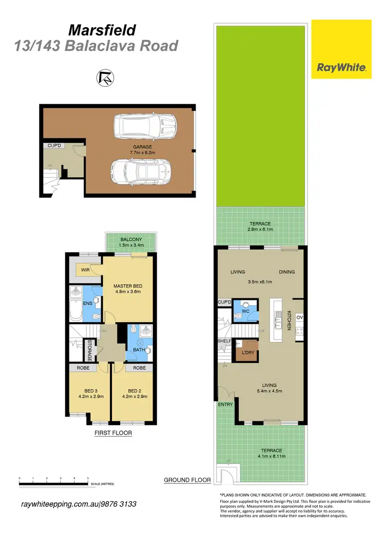 Floorplan of Homely townhouse listing, 13/143 Balaclava Road, Marsfield NSW 2122