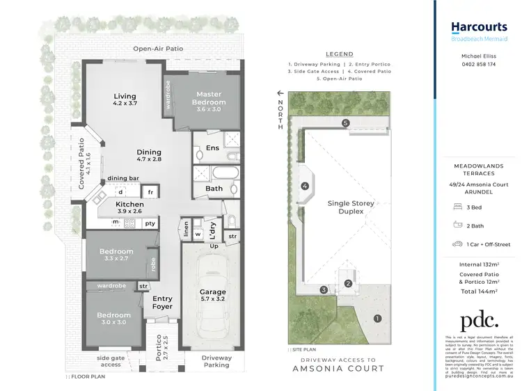 Floorplan of Homely house listing, 49/24 Amsonia Court, Arundel QLD 4214