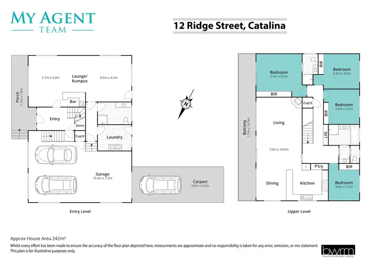 Floorplan of Homely house listing, 12 Ridge Street, Catalina NSW 2536
