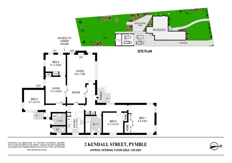 Floorplan of Homely house listing, 2 Kendall Street, Pymble NSW 2073