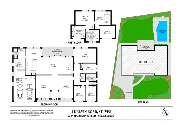 Floorplan of Homely house listing, 4 Kelvin Road, St Ives NSW 2075