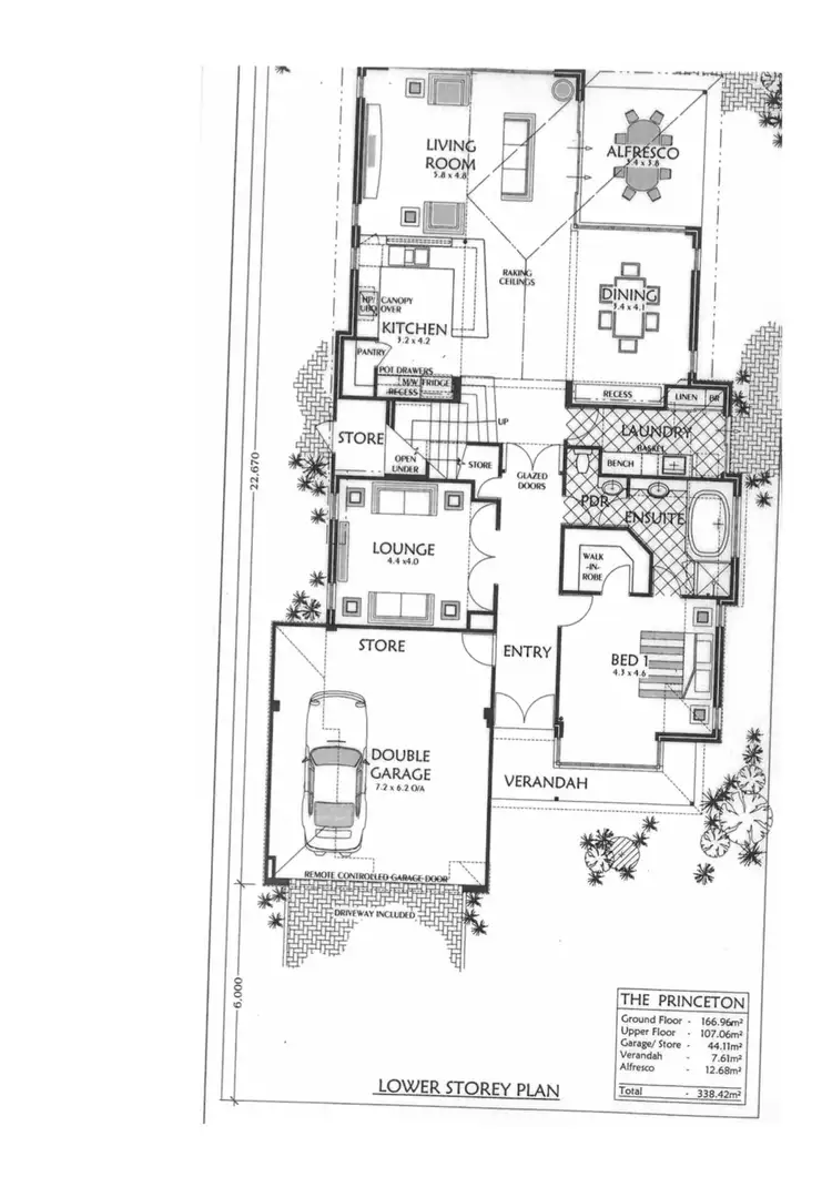 Floorplan of Homely house listing, 34 Florence Street, Cottesloe WA 6011