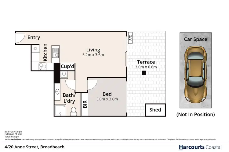 Floorplan of Homely unit listing, 4/20-26 Anne Avenue, Broadbeach QLD 4218