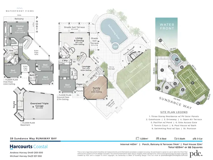 Floorplan of Homely house listing, 57-59 Sundance Way, Runaway Bay QLD 4216