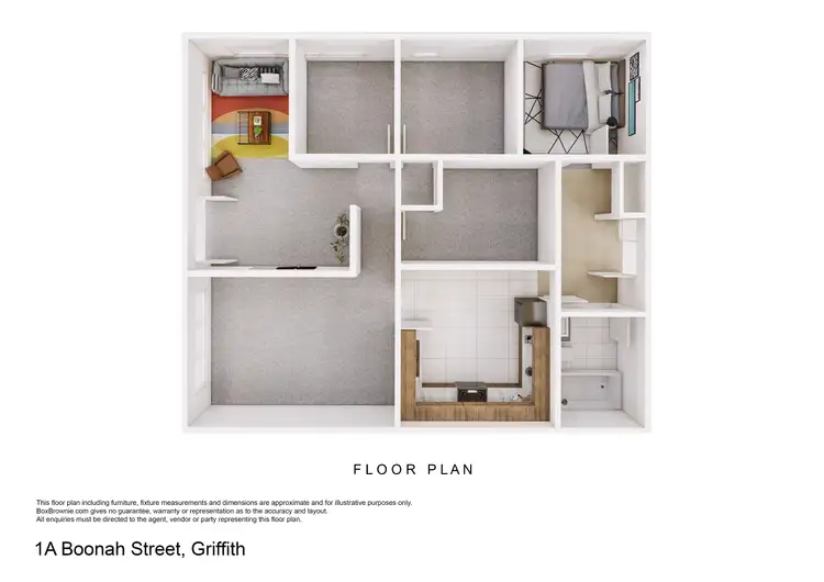 Floorplan of Homely house listing, 1A Boonah Street, Griffith NSW 2680