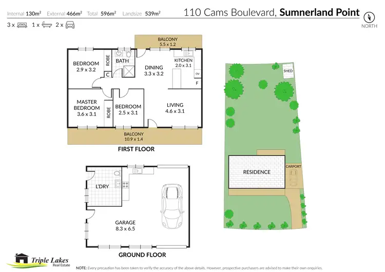 Floorplan of Homely house listing, 110 Cams Boulevard, Summerland Point NSW 2259