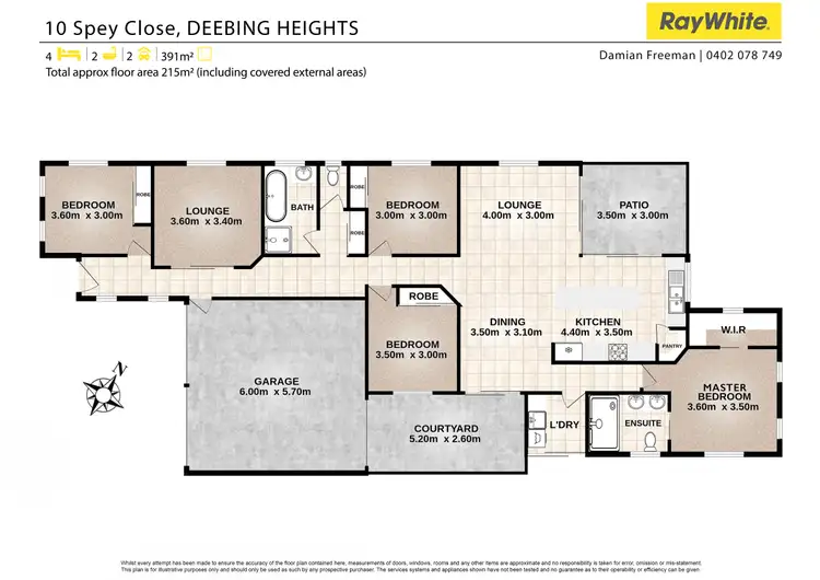 Floorplan of Homely house listing, 10 Spey Close, Deebing Heights QLD 4306