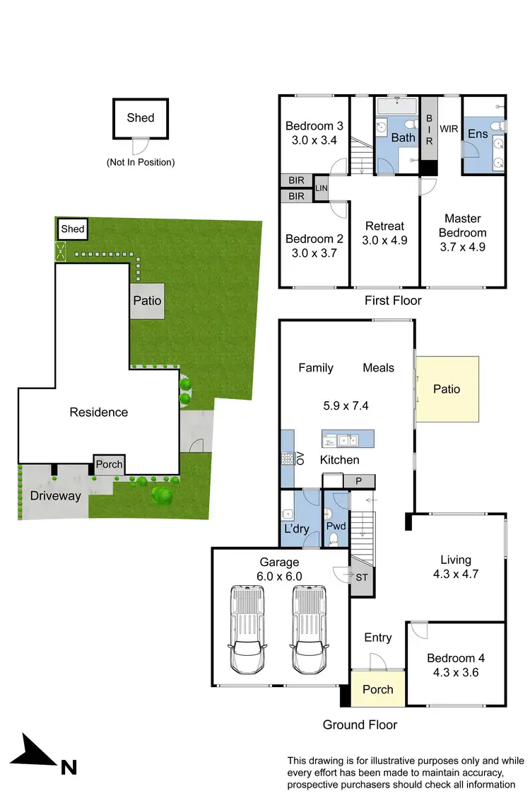 Floorplan of Homely house listing, 115 Stadium Circuit, Mulgrave VIC 3170