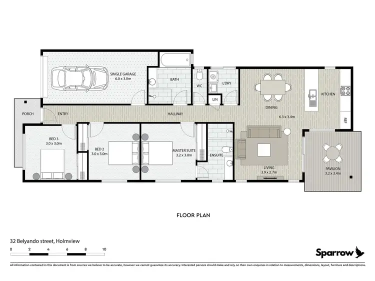 Floorplan of Homely house listing, 32 Belyando Street, Holmview QLD 4207