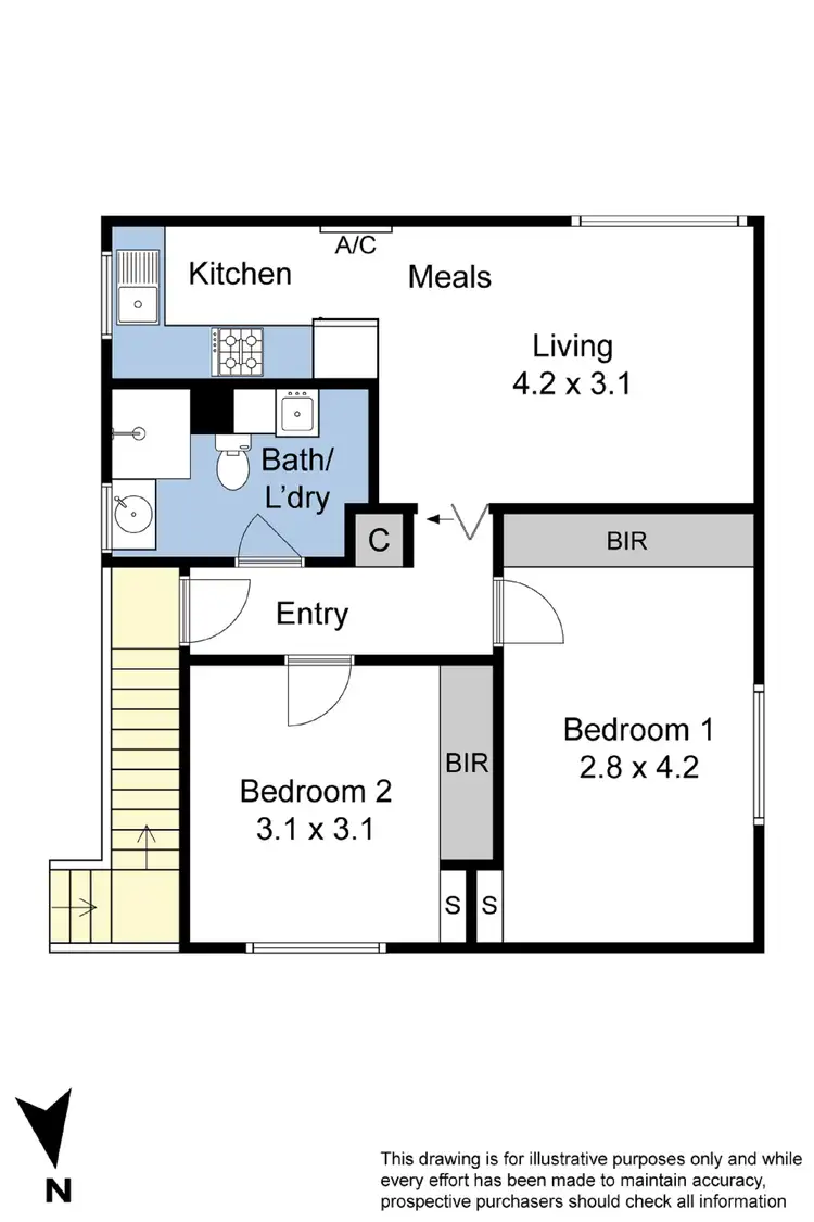 Floorplan of Homely apartment listing, 10/82 Burwood Highway, Burwood East VIC 3151