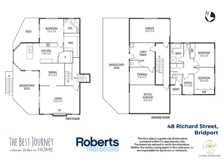 Floorplan of Homely house listing, 48 Richard Street, Bridport TAS 7262