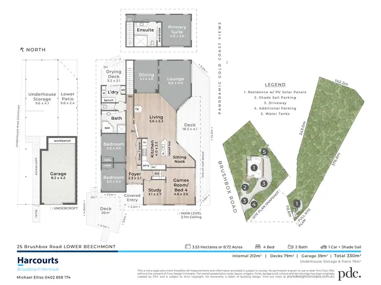 Floorplan of Homely house listing, 25 Brushbox Road, Lower Beechmont QLD 4211