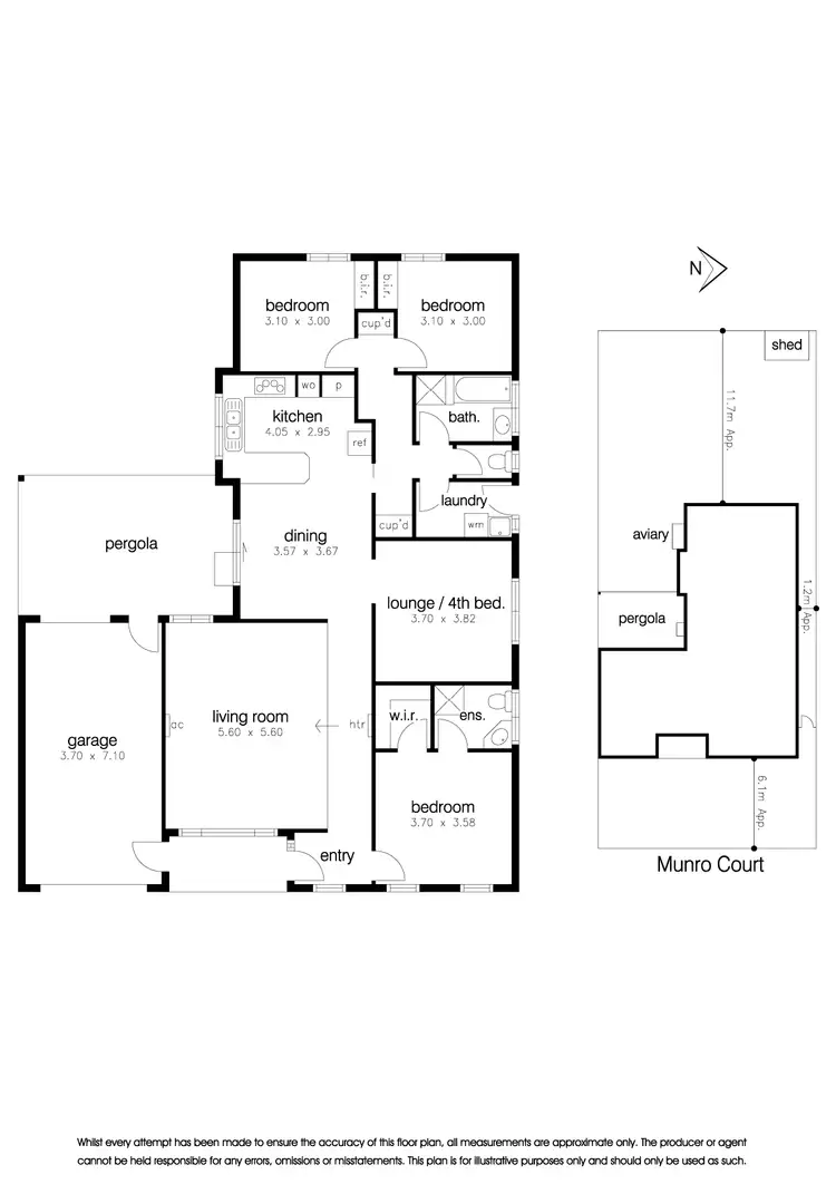 Floorplan of Homely house listing, 3 Munro Court, Altona Meadows VIC 3028