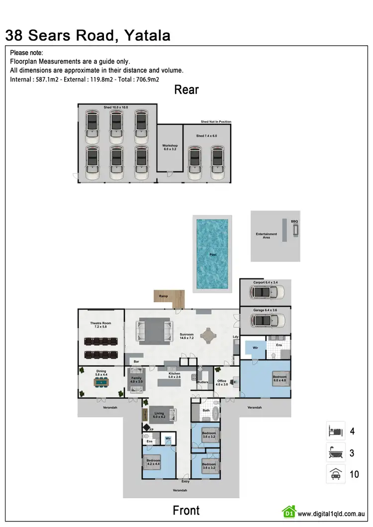 Floorplan of Homely house listing, 38 Sears Road, Yatala QLD 4207