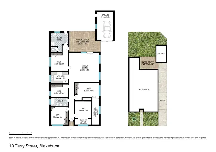 Floorplan of Homely house listing, 10 Terry Street, Blakehurst NSW 2221